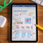 design projet to a landing page